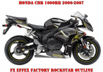 Rockstar Outline for Honda CBR 1000RR 2006-2007